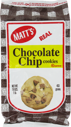 Matt's Chocolate Chip Cookies Perspective: front