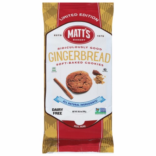 Matt's Bakery® Gingerbread Cookies Perspective: front