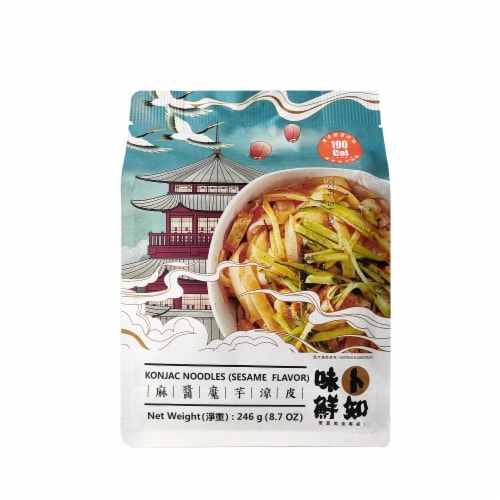 KONJAC Sesame Flavor Noodles Perspective: front