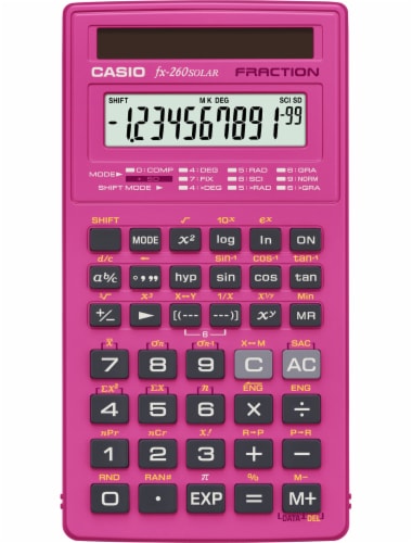 Casio Fx 260solarpk Scientific Calculator Pink 1 Ct Food 4 Less