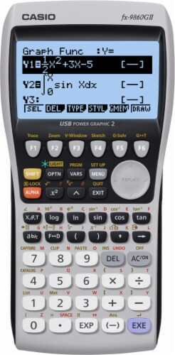 destillation hvile bue Casio FX-9860GII 10-Digit Graphing Calculator, 1 ct - Harris Teeter