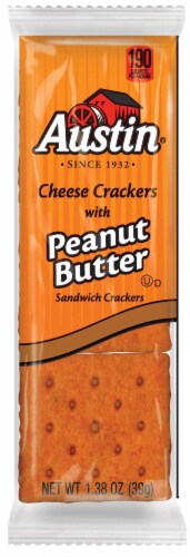 Austin Peanut Butter Cheese Sandwich Cracker, 1.38 Ounce -- 96 per case Perspective: front
