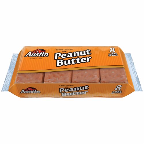 Austin Cheese Sandwich Crackers with Peanut Butter, 8 ct / 0.92 oz Kroger