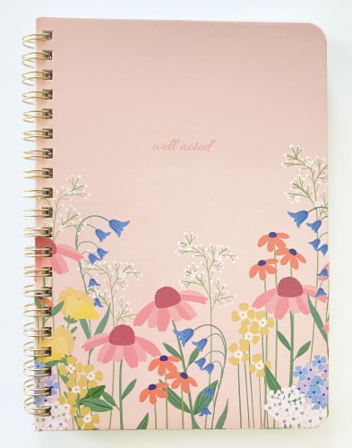 Carolina Pad Wildflower Personal Book Pink Perspective: front