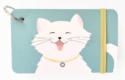 Carolina Pad Heads Up Butter Cup Cat Index Cards Perspective: front