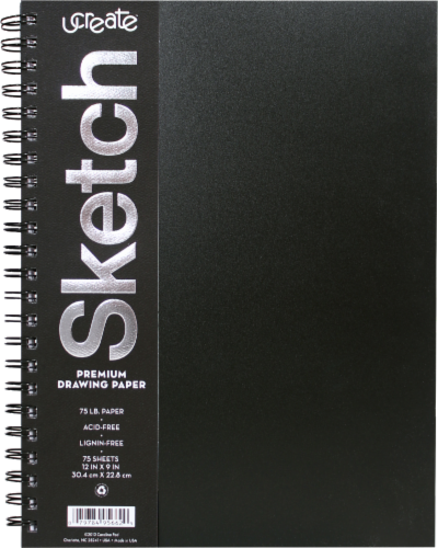 Ucreate Sketch Pad - Black Perspective: front