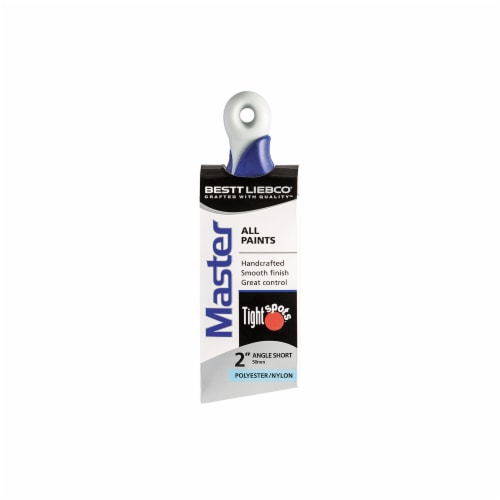 Bestt Liebco® Master Short Handle Angled Paint Brush Perspective: front