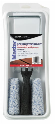 Bestt Liebco® Master Mini Rollers Spindle Staining Kit Perspective: front