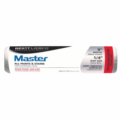Bestt Liebco® Master All Paints & Stains Woven Polyester Roller Perspective: front