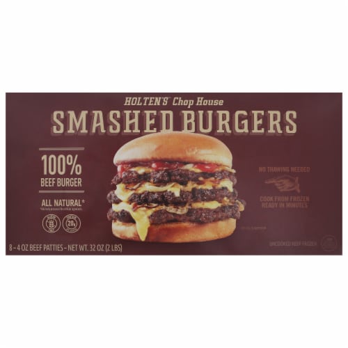 Holten's™ Chop House Smashed Burgers Perspective: front