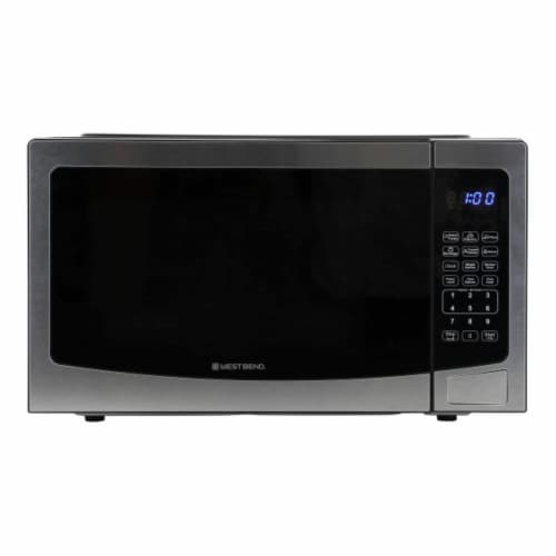 Westbend Pre-Programmed Stainless Steel Microwave Perspective: front