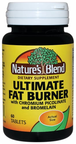 Nature's Blend Ultimate Fat Burner Tablets 60 Count Perspective: front