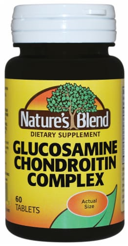 Nature's Blend Glucosamine Chondroitin Complex Tablets 60 Count Perspective: front