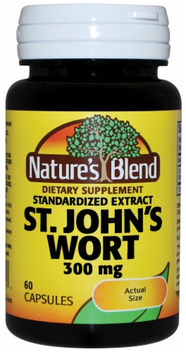 Nature's Blend St. John's Wort Capsules 300mg Perspective: front