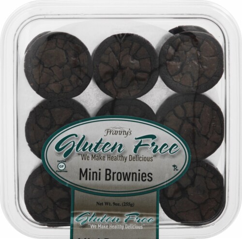 Franny's Gluten Free Mini Brownies Perspective: front
