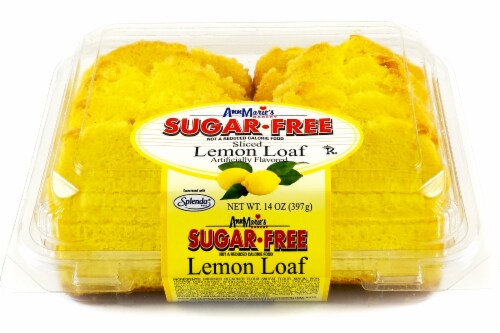 Ann Marie's Sugar Free Sliced Lemon Loaf Perspective: front