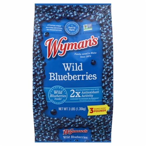 Wyman's® Frozen Wild Blueberries Perspective: front