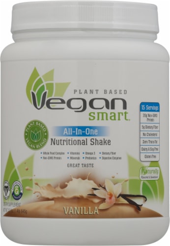 Naturade Vegan Smart Vanilla Nutritional Shake Perspective: front