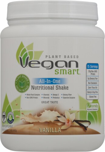 Naturade Vegan Smart Vanilla Nutritional Shake Perspective: front