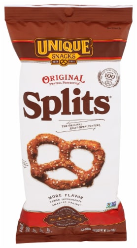 Unique® Snacks Pretzel Splits® Perspective: front