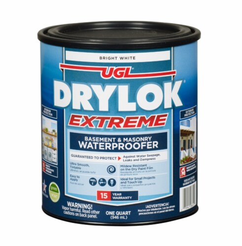 UGL® Drylok® Extreme Bright White Basement and Masonry Waterproofer Perspective: front