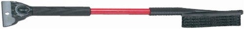 Hopkins Ice Chisel 32-Inch Scraper and Snowbrush - Black/Red Perspective: front
