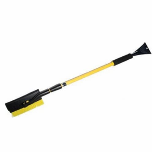 United Marketing 5412PBT 54 in. Pivoting Head Snow Brush with Ice Scraper Perspective: front