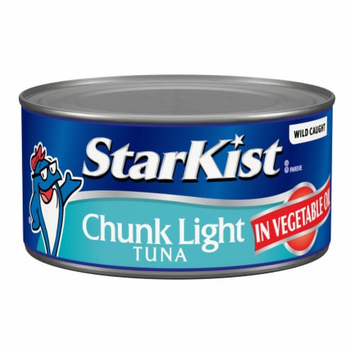StarKist Chunk Light Tuna in Vegetable Oil Can Perspective: front