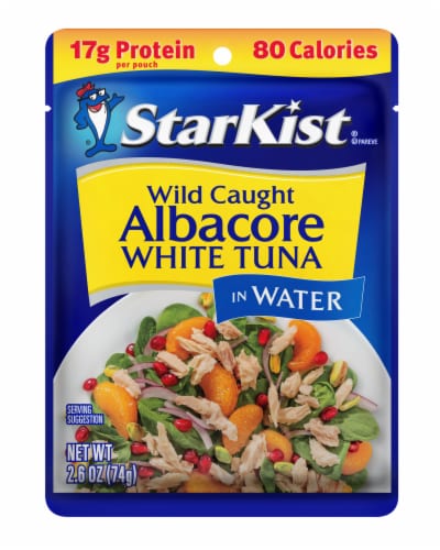 StarKist® Wild Caught Albacore White Tuna in Water Pouch Perspective: front