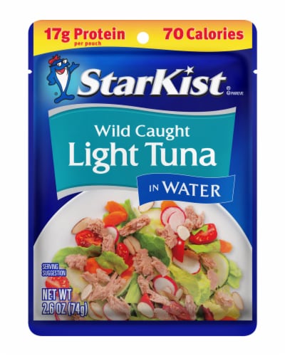 StarKist Light Wild Caught Tuna in Water Pouch Perspective: front