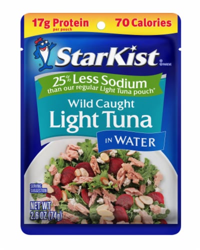 StarKist Reduced Sodium Chunk Light Tuna in Water Perspective: front