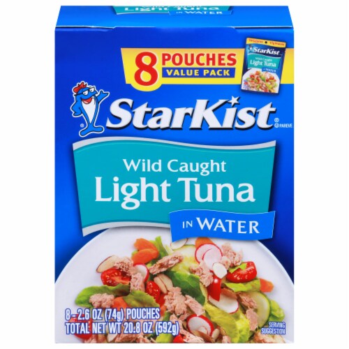 StarKist® Chunk Light Tuna in Water Pouches Value Pack Perspective: front