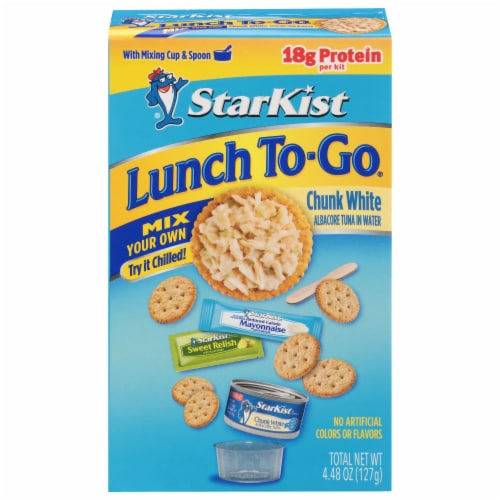 StarKist Lunch To-Go Chunk White Mix Your Own Tuna Salad (Can) Perspective: front