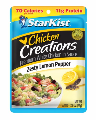 StarKist Chicken Creations Zesty Lemon Pepper Chicken in Sauce Perspective: front