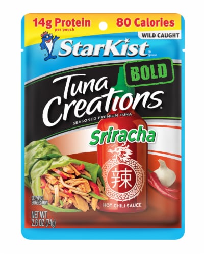 StarKist Tuna Creations Bold Wild Caught Sriracha Tuna Pouch Perspective: front