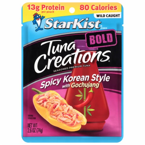 StarKist® Tuna Creations® Spicy Korean Tuna Pouch Perspective: front
