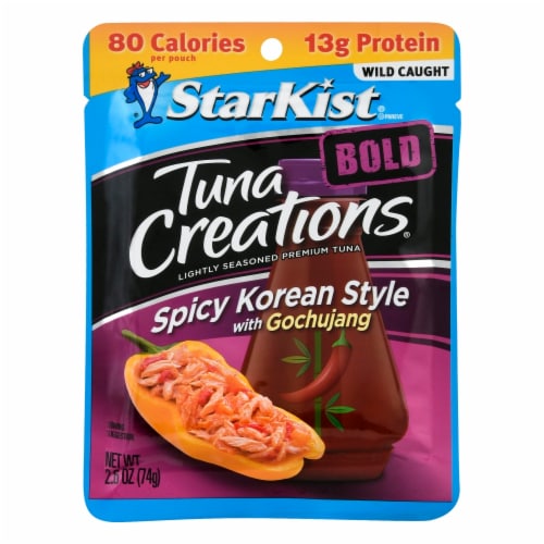 StarKist® Tuna Creations® Spicy Korean Tuna Pouch Perspective: front