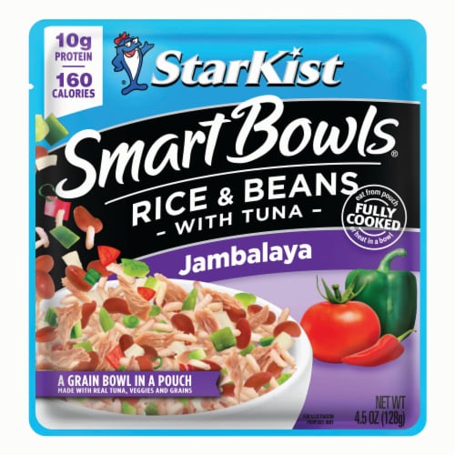 StarKist Smart Bowls Jambalaya Tuna with Rice and Beans Pouch Perspective: front