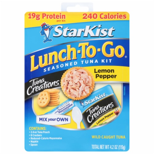 Starkist Lunch To Go® Lemon Pepper Tuna Kit Perspective: front
