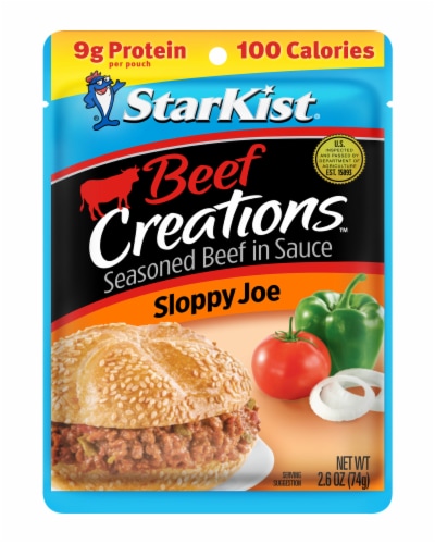 StarKist Beef Creations Sloppy Joe - 2.6 oz Pouch Perspective: front