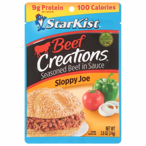 StarKist Beef Creations Sloppy Joe - 2.6 oz Pouch Perspective: front