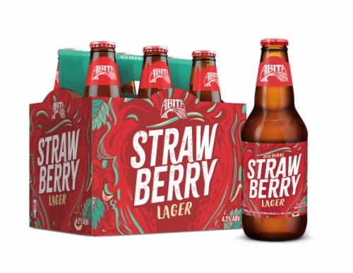 Abita Strawberry Lager Craft Beer Perspective: front