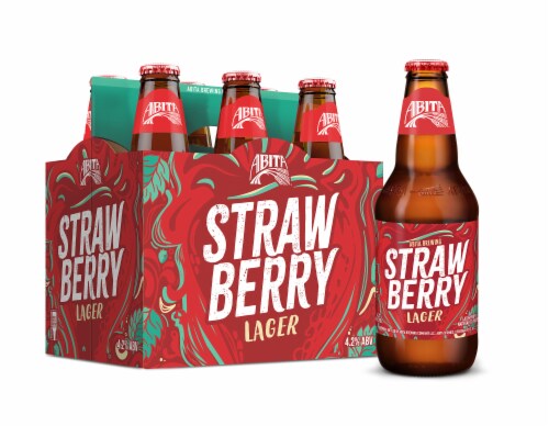 Abita Strawberry Lager Craft Beer Perspective: front