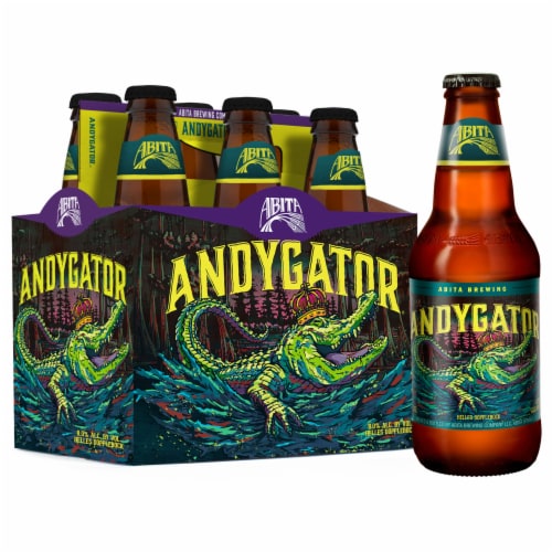 Abita Andy Gator Helles Doppelbock Bottles Perspective: front