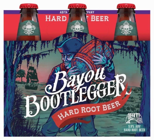 Abita Bayou Bootlegger Hard Root Beer Perspective: front