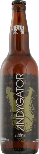 Abita Andygator Beer Perspective: front
