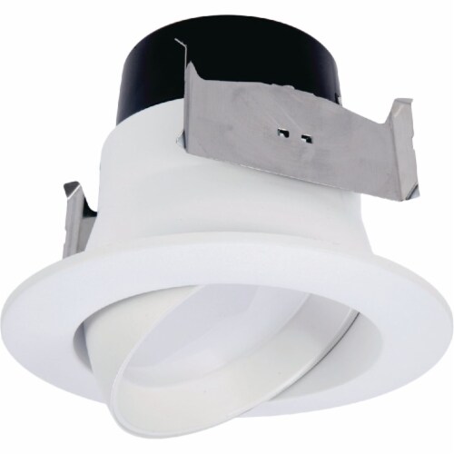 Halo 4 In. Retrofit White LED Recessed Light Kit, 613 Lm. (Title 20 Compliant) Perspective: front