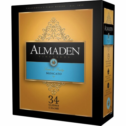 Almaden Moscato International Red Wine Perspective: front