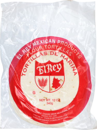 El Rey Flour Tortillas Perspective: front
