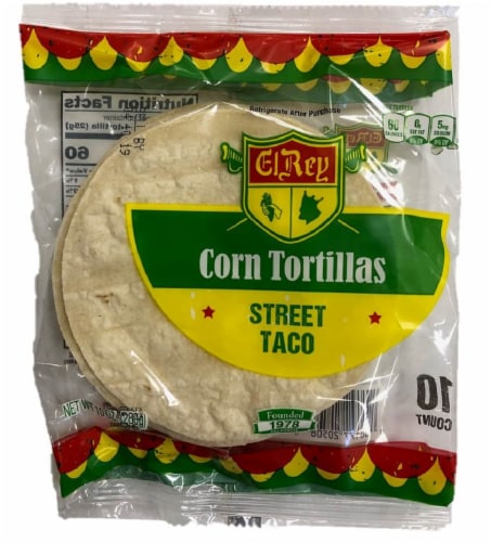 El Rey Street Taco Corn Tortillas Perspective: front